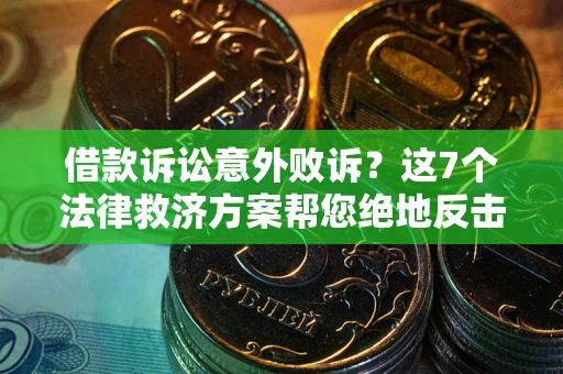 北京借款诉讼意外败诉？这7个法律救济方案帮您绝地反击！