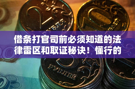 北京借条打官司前必须知道的法律雷区和取证秘诀！懂行的人已经留好这些证据