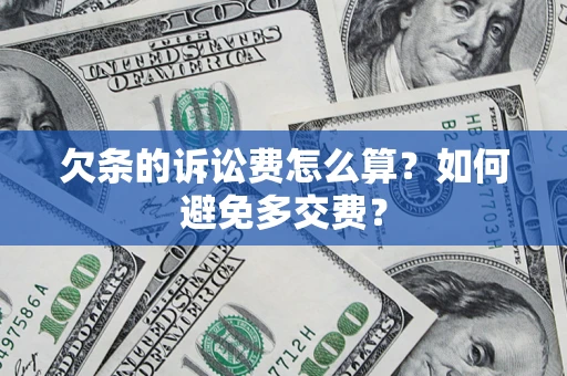 北京欠条的诉讼费怎么算？如何避免多交费？