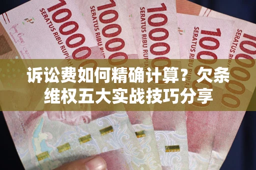 北京诉讼费如何精确计算？欠条维权五大实战技巧分享