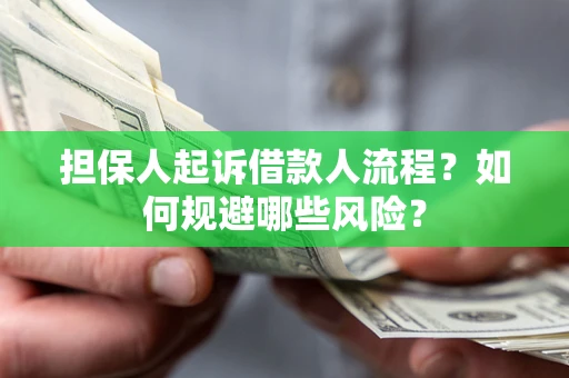 北京担保人起诉借款人流程？如何规避哪些风险？