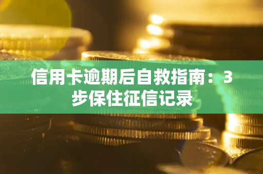 北京信用卡逾期后自救指南：3步保住征信记录