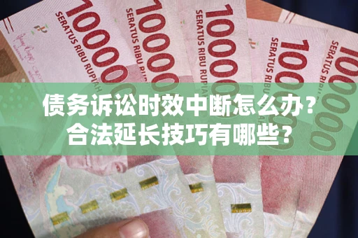 北京债务诉讼时效中断怎么办？合法延长技巧有哪些？